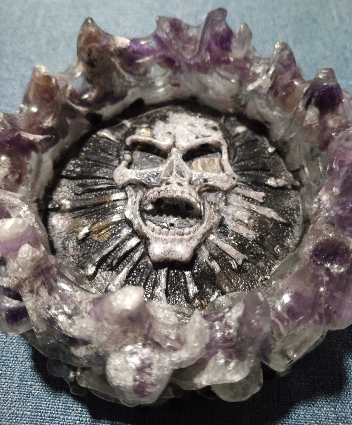 Black & Purple - Bone Ashtray