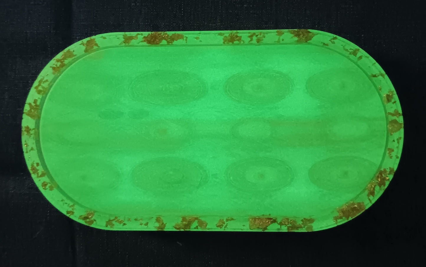 New Money 2 - Medium Oval Tray - GLOW