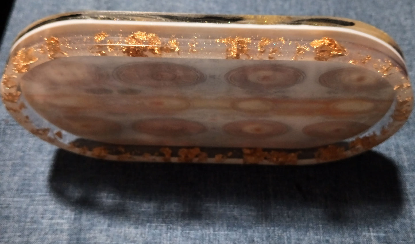 New Money 2 - Medium Oval Tray - GLOW