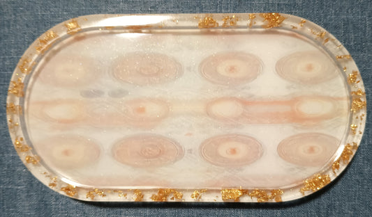 New Money 2 - Medium Oval Tray - GLOW